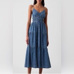 GAP Denim Tiered Sundress